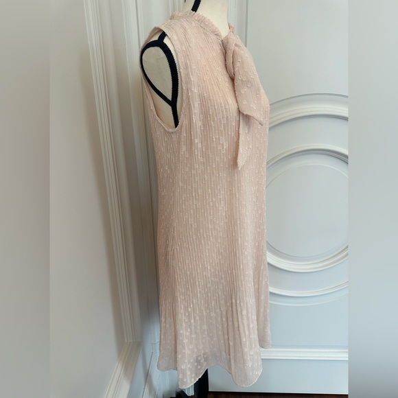 Nanette Lepore Pink Sleeveless Bow Tie Dress (Size 4) - Picture 2 of 7
